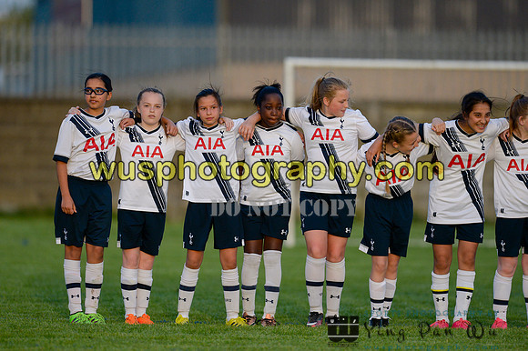 20160505-194612 Tottenham Hotspur Girls U12 and U13 v Årvoll IL Girls U12 and U13
