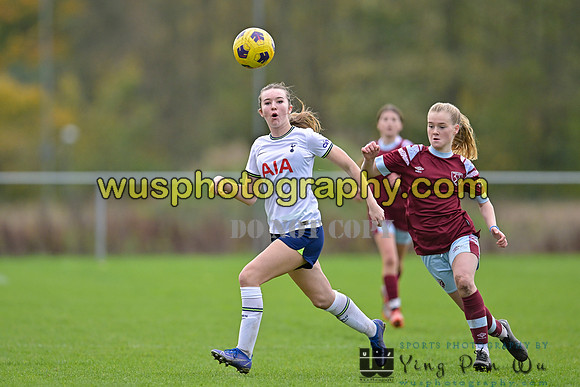 20221119-112435A Tottenham Hotspur Women FC Academy U15 v West Ham United Academy Girls U15