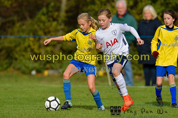 20171028-112819-3 Tottenham Hotspur Girls U11 v St Albans City Youth Girls U11 South
