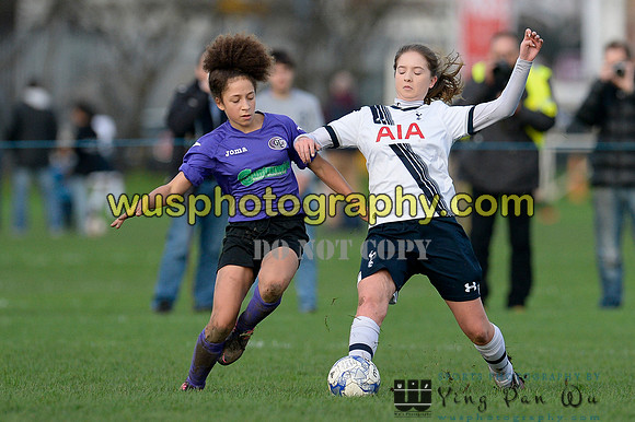 20151219-105917-2 Tottenham Hotspur Girls U14 v Garston Girls U14 Pumas