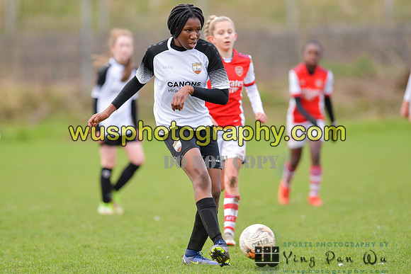 20220305-131947 London Bees Academy U14 v Arsenal FC Girls U13