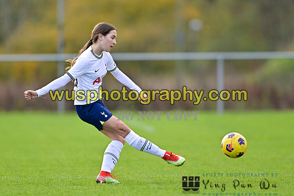 20221119-101724C Tottenham Hotspur Women FC Academy U15 v West Ham United Academy Girls U15