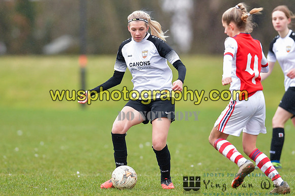 20220305-140255A London Bees Academy U14 v Arsenal FC Girls U13