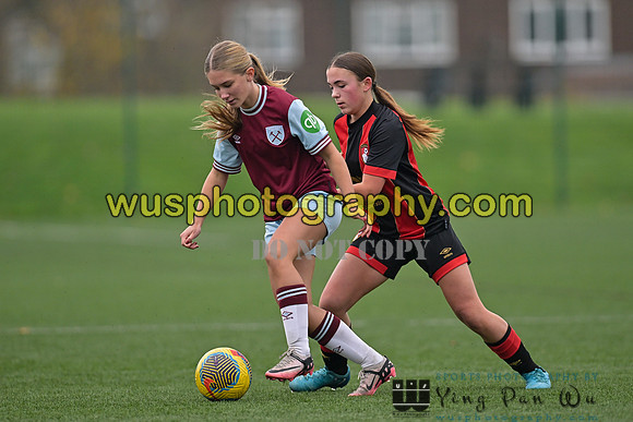 20241130-121151 West Ham United Warriors Girls U16 v AFC Bournemouth Girls Academy U16