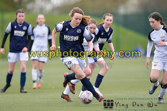 20210403-150004A London Bees Academy U14 v Millwall Lionesses Girls U14