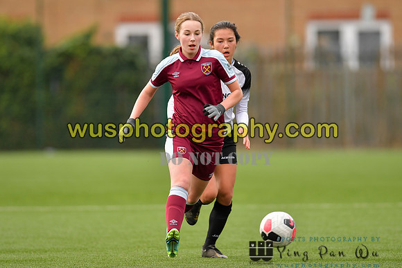 20211211-114141C West Ham United Academy Girls U16 v London Bees Academy U16