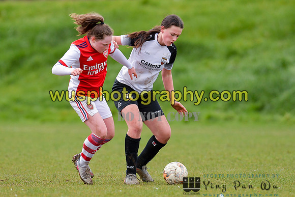 20220305-134924A London Bees Academy U14 v Arsenal FC Girls U13