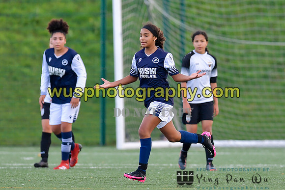 20201031-150425 London Bees Academy U14 v Millwall Lionesses Girls U14