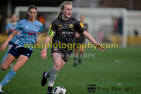 20250316-153628 Cray Wanderers Youth FC Girls U15 v Hashtag United Girls U15