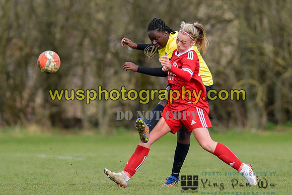 20220312-133517B Watford Ladies FC U14 Warriors v Welling United Girls U14