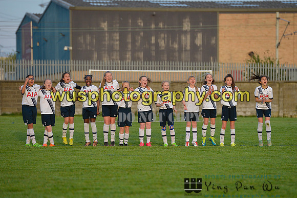 20160505-194642 Tottenham Hotspur Girls U12 and U13 v Årvoll IL Girls U12 and U13