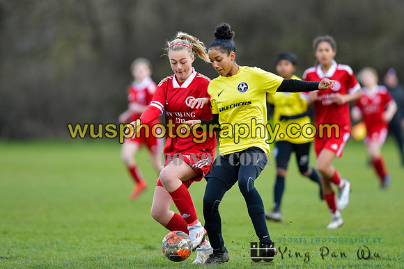20220312-120033A Watford Ladies FC U14 Warriors v Welling United Girls U14