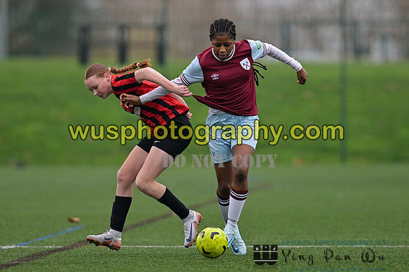 20241130-100707 West Ham United Warriors Girls U14 v Fareham Town Youth FC Girls U14