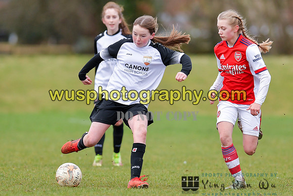 20220305-141802 London Bees Academy U14 v Arsenal FC Girls U13