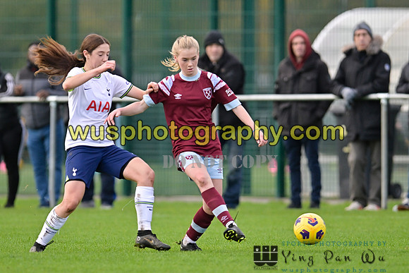 20221119-101428B Tottenham Hotspur Women FC Academy U15 v West Ham United Academy Girls U15
