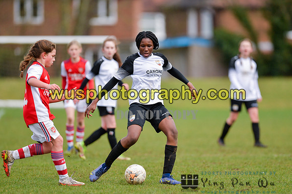 20220305-141006 London Bees Academy U14 v Arsenal FC Girls U13