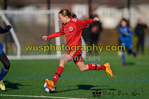 20221210-113530E Welling United FC Girls U13 v Hashtag United FC Girls U13
