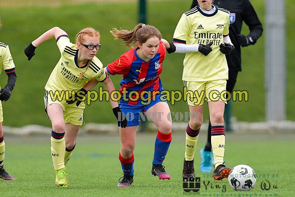 20220122-142915B Crystal Palace FC Girls U12 v Arsenal FC Girls U12