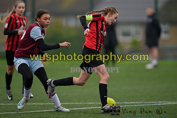 20241130-100928A West Ham United Warriors Girls U14 v Fareham Town Youth FC Girls U14