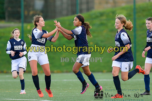 20201031-150429 London Bees Academy U14 v Millwall Lionesses Girls U14