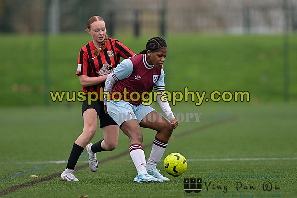 20241130-100708A West Ham United Warriors Girls U14 v Fareham Town Youth FC Girls U14