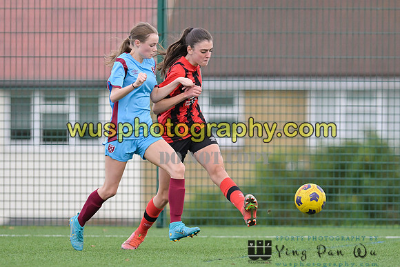 20221022-143458A West Ham United Performance Girls U16 v AFC Bournemouth Girls U16