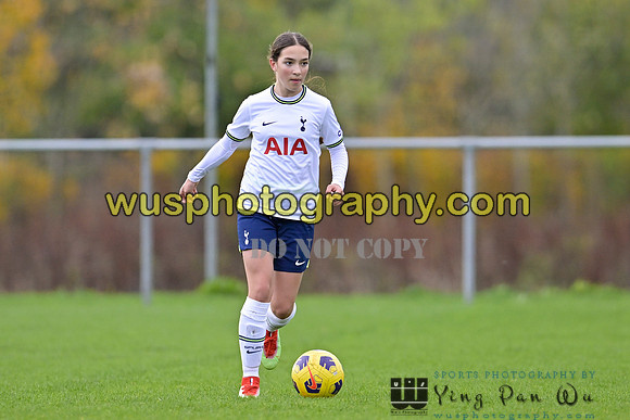20221119-101010C Tottenham Hotspur Women FC Academy U15 v West Ham United Academy Girls U15