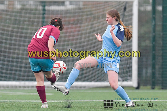 20220115-150732 West Ham United Performance Girls U16 v London City Lionesses U16