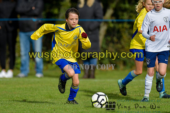 20171028-112848 Tottenham Hotspur Girls U11 v St Albans City Youth Girls U11 South