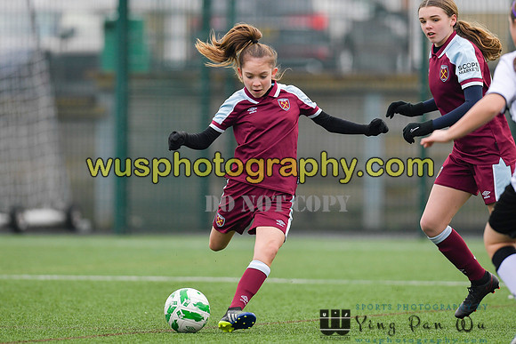 20220115-130336 West Ham United Academy Girls U14 v Notts County FC Girls U14