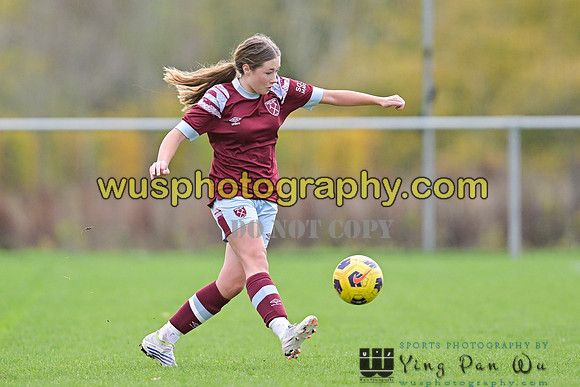 20221119-113228 Tottenham Hotspur Women FC Academy U15 v West Ham United Academy Girls U15