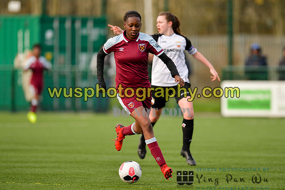 20211211-112040 West Ham United Academy Girls U16 v London Bees Academy U16