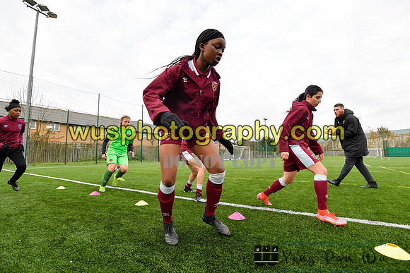 20211211-101910A West Ham United Academy Girls U16 v London Bees Academy U16