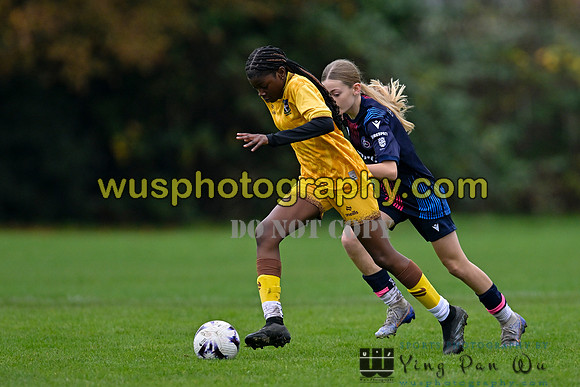 20241102-123403B Sutton United Girls U13 v Hartland Girls Academy U13