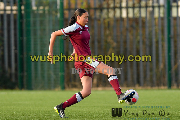 20211211-104732 West Ham United Academy Girls U16 v London Bees Academy U16