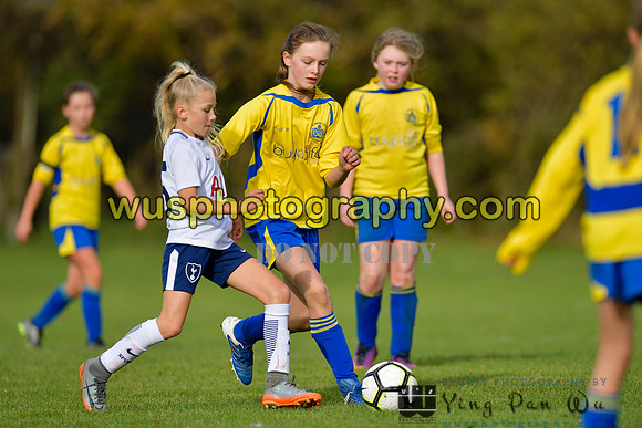 20171028-112703 Tottenham Hotspur Girls U11 v St Albans City Youth Girls U11 South