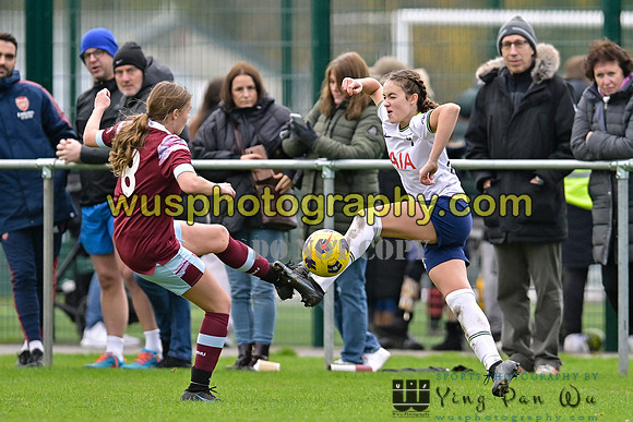 20221119-111926A Tottenham Hotspur Women FC Academy U15 v West Ham United Academy Girls U15