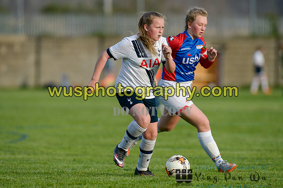 20160505-185140-2 Tottenham Hotspur Girls U12 and U13 v Årvoll IL Girls U12 and U13
