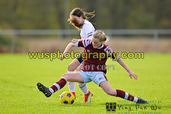 20221119-102019I Tottenham Hotspur Women FC Academy U15 v West Ham United Academy Girls U15