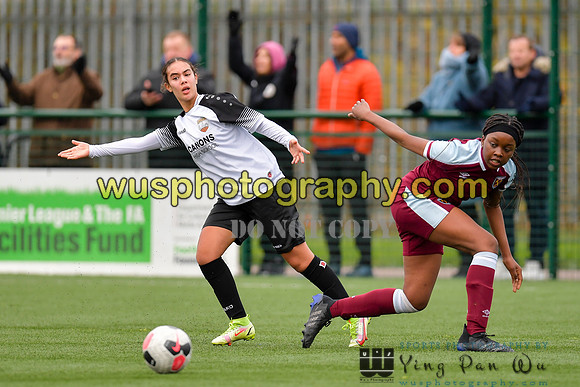 20211211-120837 West Ham United Academy Girls U16 v London Bees Academy U16