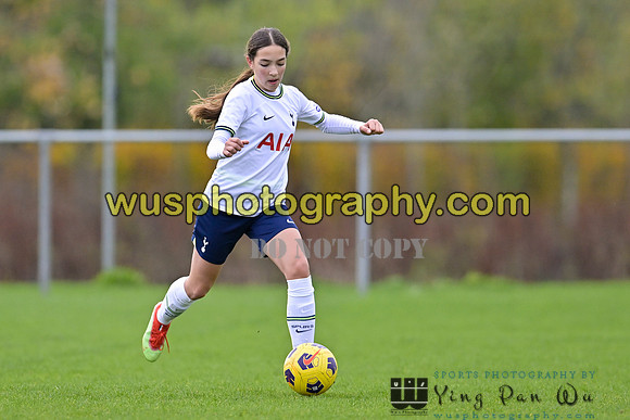 20221119-101011 Tottenham Hotspur Women FC Academy U15 v West Ham United Academy Girls U15