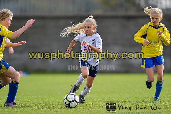 20171028-110826-4 Tottenham Hotspur Girls U11 v St Albans City Youth Girls U11 South