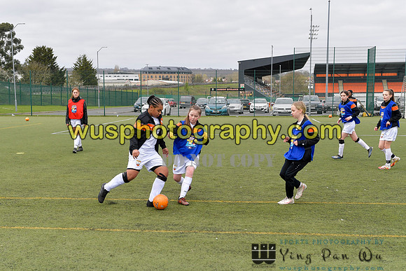 20210403-143956 London Bees Academy U14 v Millwall Lionesses Girls U14