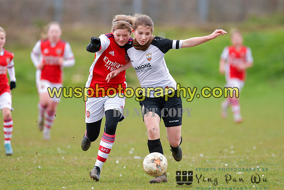 20220305-133706A London Bees Academy U14 v Arsenal FC Girls U13