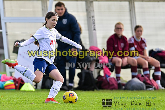 20221119-105311 Tottenham Hotspur Women FC Academy U15 v West Ham United Academy Girls U15
