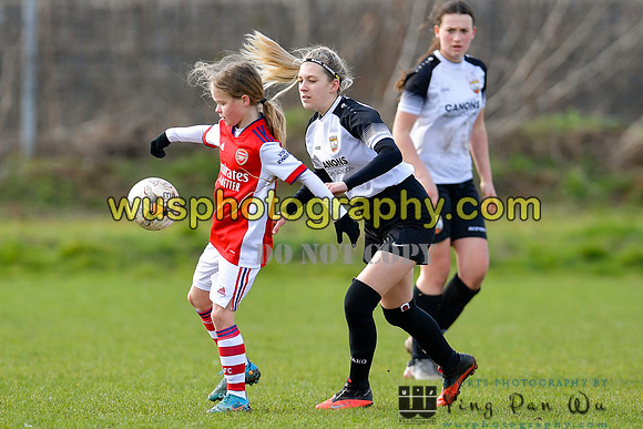 20220305-132817 London Bees Academy U14 v Arsenal FC Girls U13