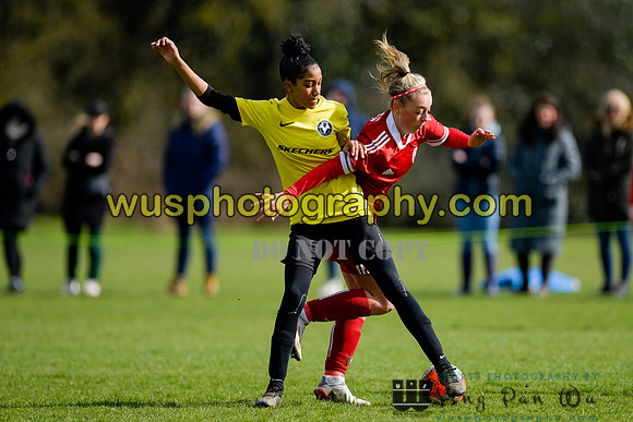 20220312-121012C Watford Ladies FC U14 Warriors v Welling United Girls U14