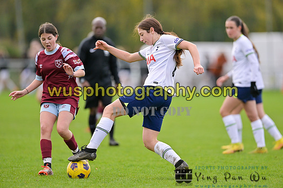 20221119-112614B Tottenham Hotspur Women FC Academy U15 v West Ham United Academy Girls U15
