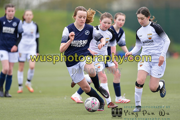 20210403-150005 London Bees Academy U14 v Millwall Lionesses Girls U14