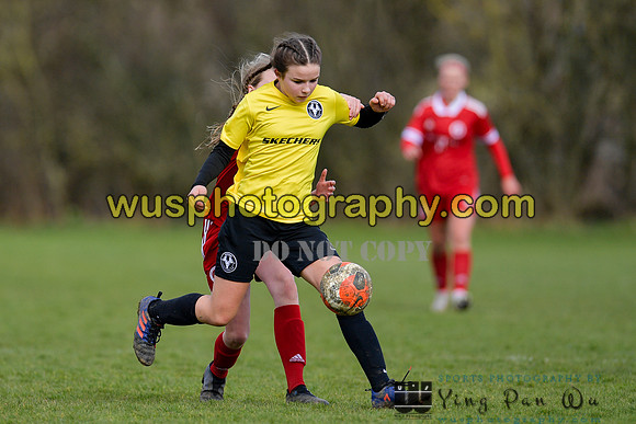 20220312-133520C Watford Ladies FC U14 Warriors v Welling United Girls U14